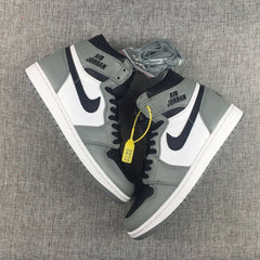 Nike Air Jordan 1 High Retro OF 6 Ring White Black Grey Shoes Basketball Men Size US 7 - 13