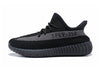 Image of Adidas YEEZY BOOST 350 V2 'Black Grey' Shoes Men Women Sneaker Sale All Size US 7-11