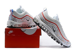 Nike Air Max 97 White Red  Shoes Sale Men Size US 7-11