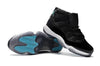 Image of Nike Air Jordan 11 Retro Black White Gamma Blue Basketball Men Size US 7 - 13