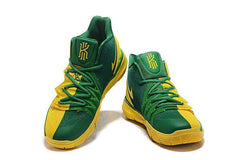 Kyrie 5 Yellow Green Basketball Shoes Men Sale Size US 7-12