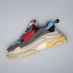 Balenciaga Triple S Trainer 'Blue Red' 2018 Shoes Sneaker Sale Men Women Size 35-45