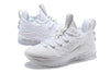 Image of Nike Lebron XV 15 Low EP All White Men Shoes Sale Size US 7-12