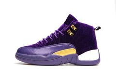 Nike Air Jordan 12 Retro Purple Velvet Shoes Basketball Men Sale Size US 7 - 13