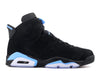 Image of Nike Air Jordan 6 Retro Black University Black Shoes Sale Size US 7-13