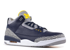 Nike Air Jordan 3 Retro Michigan PE Men Shoes Sale Size US 7-13