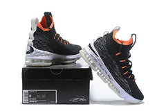 Nike Lebron XV 15 Black White Orange Men Shoes Sale Size US 7-12