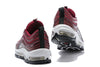 Image of Nike Air Max 97 Wine Red White Shoes Sale Men Size US 7-11