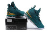 Image of Nike Lebron XV 15 Dark Green Gold Men Shoes Sale Size US 7-12