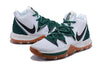 Image of Nike Kyrie 5 White Green Black Men Basketball Shoes Sale Size US 7-12