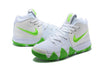 Image of Nike Kyrie 4 White Green Men Basketball Shoes Sale Size US 7-12