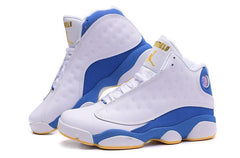 Nike Air Jordan Men 13 Retro White/Blue/Yellow Basketball Men Size US 7 - 13