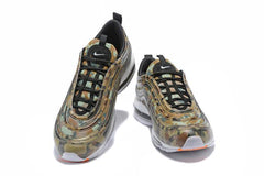 Nike Air Max 97 Camouplage Coffe Green Shoes Sale Size US 7-11