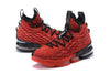 Image of Nike Lebron XV 15 Red Black Men Shoes Sale Size US 7-12