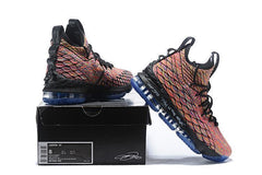 Nike Lebron XV 15 Black Rainbow Blue Men Shoes Sale Size US 7-12