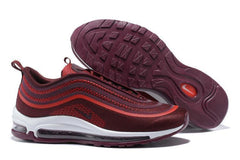 Nike Air Max 97 Ultra 17 Noble Red Wine Red White Men Shoes Sale Size US 7-11