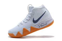 Nike Kyrie 4 White Raw Rubber Men Basketball Shoes Sale Size US 7-12