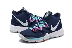 Nike Kyrie 5 Blue Camoplage Men Basketball Shoes Sale Size US 7-12