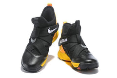 Nike Lebron Soldier XII 12 SFG EP Black Yellow Men Shoes Sale Size US 7-12