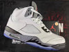 Image of Nike Air Jordan 5 Retro White Cement Men Shoes Sale Size US 7-13