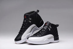 Nike Air Jordan 12 Retro 'Playoff' 2004 Black White Shoes Basketball Men Sale Size US 7 - 13