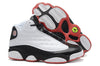 Image of Nike Air Jordan Men 13 Retro Black/White/Red Basketball Men Size US 7 - 13