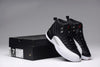 Image of Nike Air Jordan 12 Retro 'Playoff' 2004 Black White Shoes Basketball Men Sale Size US 7 - 13