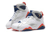 Image of Nike Air Jordan 7 Retro White Navy Red Shoes Basketball Men Size US 7 - 13