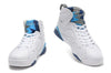 Image of Nike Air Jordan 7 Retro White Blue Shoes Basketball Men Size US 7 - 13