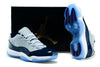 Image of Nike Air Jordan 11 Retro Low Georgetown Grey Navi White  Men Shoes Sale Size US 7-13