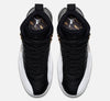 Image of Nike Air Jordan 12 Retro 'Wings' Black White Gold Shoes Basketball Men Sale Size US 7 - 13