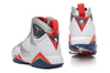 Image of Nike Air Jordan 7 Retro White Navy Red Shoes Basketball Men Size US 7 - 13