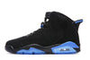 Image of Nike Air Jordan 6 Retro Black Blue Men Shoes Sale Size US 7-13