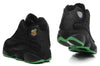 Image of Nike Air Jordan Men 13 Retro Black/Green Men Size US 7 - 13