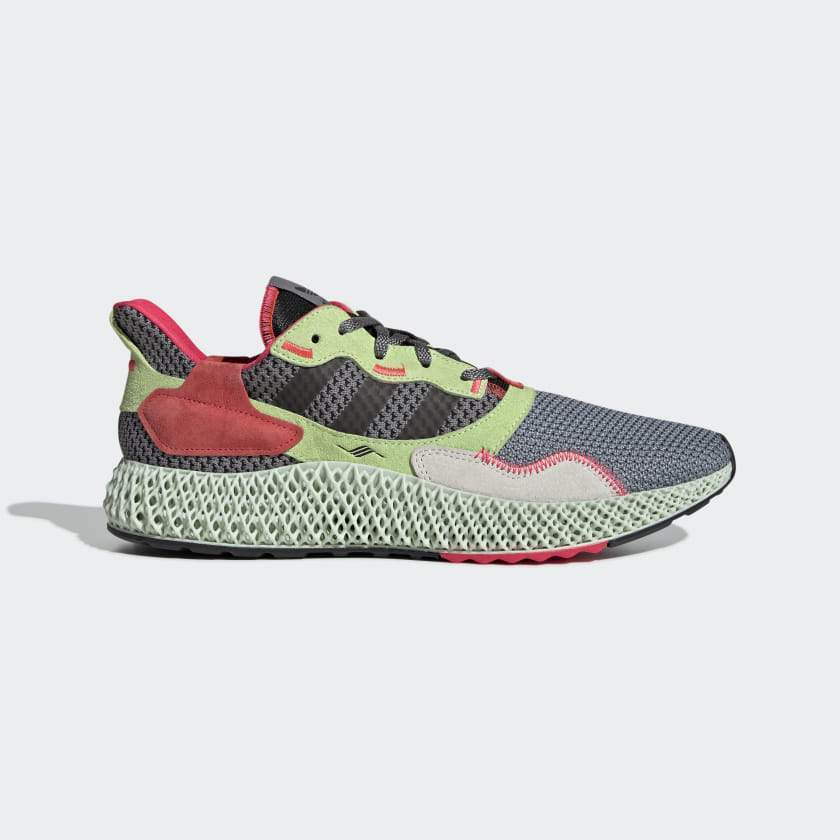 Adidas ZX 4000 Futurecraft 4D 'Grey Yellow' Shoes Men Women Sneaker Sale All Size US 7-11