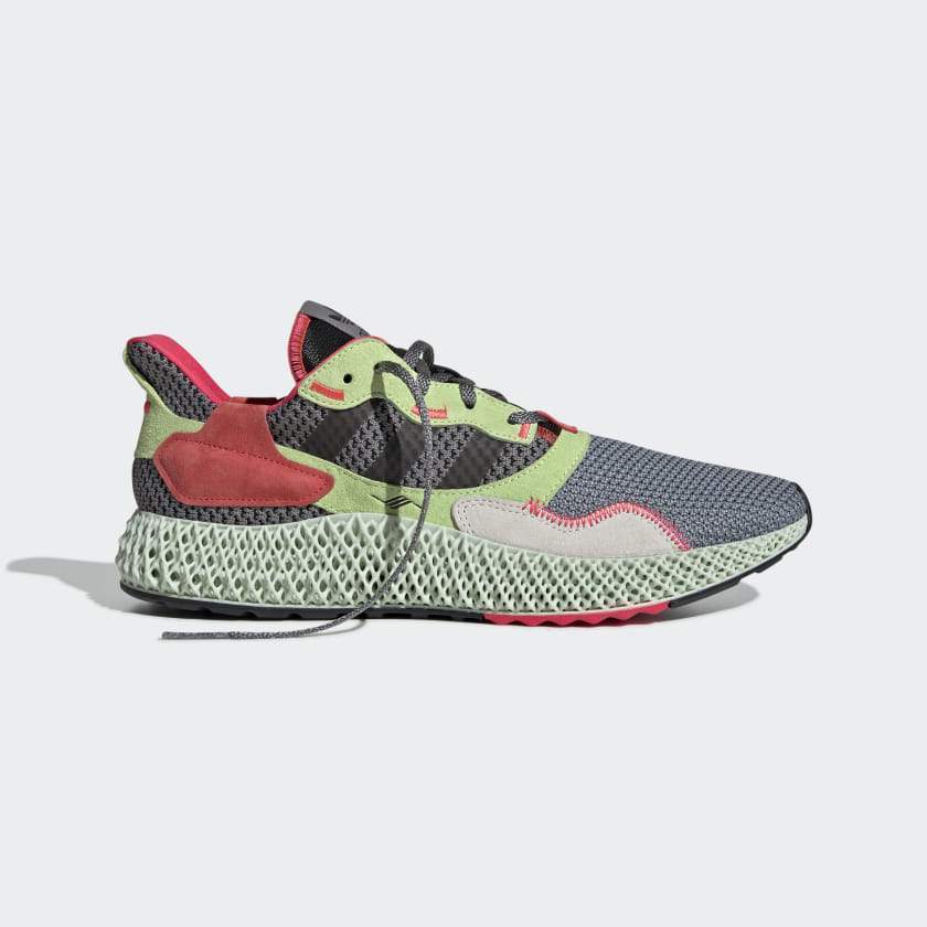 Adidas ZX 4000 Futurecraft 4D 'Grey Yellow' Shoes Men Women Sneaker Sale All Size US 7-11