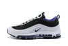 Image of Nike Air Max 97 Black White Blue Shoes Sale Size US 7-11