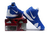 Image of Nike Kyrie 4 Blue White Men Basketball Shoes Sale Size US 7-12