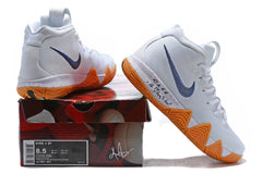 Nike Kyrie 4 White Raw Rubber Men Basketball Shoes Sale Size US 7-12