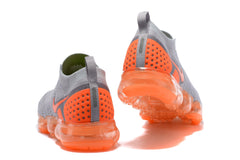 Nike Air Vapormax Flyknit 2 Grey Orange Shoes Sneakers Men Sale Size US 7-11