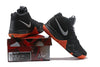 Image of Nike Kyrie 4 Black Orange Men Basketball Shoes Sale Size US 7-12