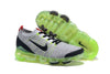 Image of Nike Air Vapormax Flyknit 3 "Neon" Grey Black White Shoes Sneakers Men Sale Size US 7-11