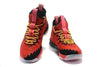 Image of Nike Lebron XV 15 Red Yelow Black Bordeaux Men Shoes Sale Size US 7-12