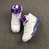 Image of Nike Air Jordan 5 White Blue Purple Men Shoes Sale Size US 7-13