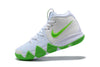 Image of Nike Kyrie 4 White Green Men Basketball Shoes Sale Size US 7-12