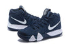 Image of Nike Kyrie 4 Navy White Men Basketball Shoes Sale Size US 7-12