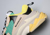 Image of Balenciaga Triple S Trainer 2.0 'Green Yellow'  Shoes Sneaker Sale Men Women Size 35-45