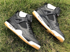 Nike Air Jordan 4 SE Retro Black White Light Gum Brown White Black  Men Shoes Sale Size US 7-13