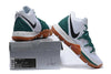 Image of Nike Kyrie 5 White Green Black Men Basketball Shoes Sale Size US 7-12