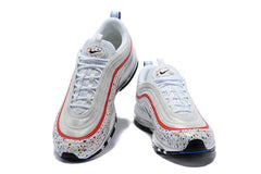 Nike Air Max 97 White Red  Shoes Sale Men Size US 7-11